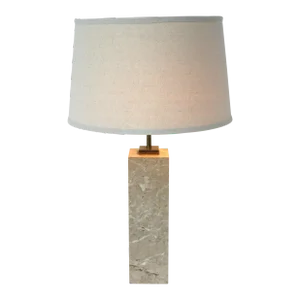 t.h. Robsjohn Gibbings Marble Table Lamp for Hansen