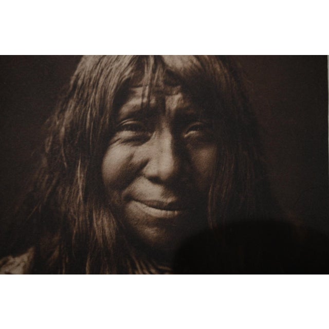 American Edward S. Curtis "Tokópala – Walapai" Original Vintage Photogravure on Gampi Tissue, 1907, Cardozo Collection For Sale - Image 3 of 8