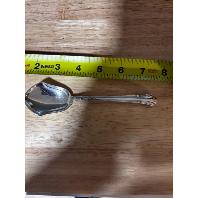 Early 20th Century Gorham Pattern: Shamrock v Sugar Spoon For Sale In Boston - Image 6 of 8