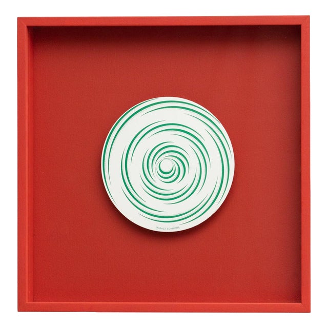 Marcel Duchamp, Spirale Blanche Rotorelief Konig Series 133, 1987, Print For Sale
