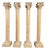 Set of Four Monumental Corinthian Style Pine Architectural Columns For Sale
