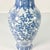 Ceramic 1980s Vintage Chinoiserie Boho Chic Hollywood Regency Light Blue & White Vase For Sale - Image 7 of 11