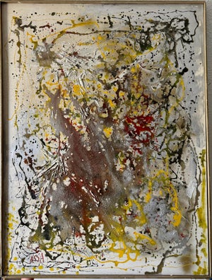 Fereydoun Rahimi Assa, Modernist Persian Iranian Middle Eastern Abstract Fereydoun Assa Oil Painting