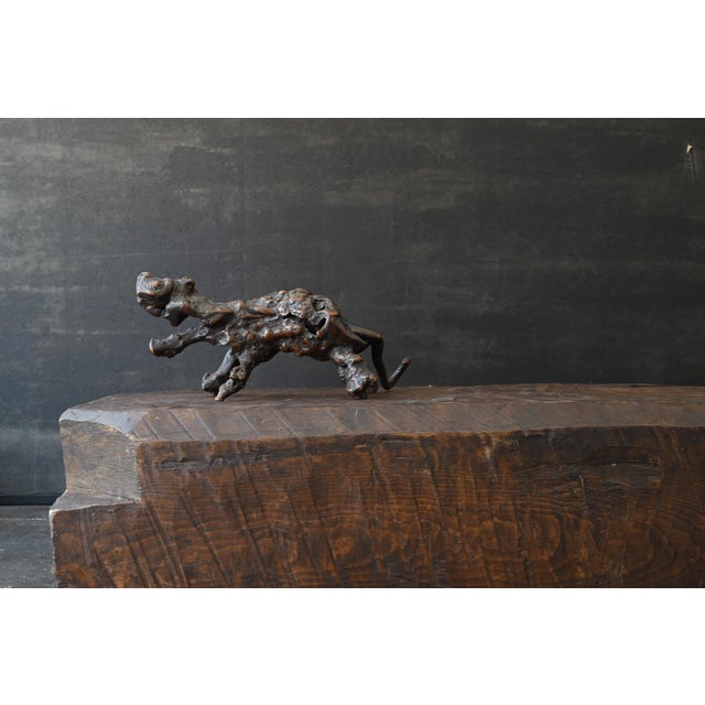 Japanese Wood Burl Animal-Form Object / Mitate Folk Art / 20th Century / Sc169 For Sale - Image 17 of 17