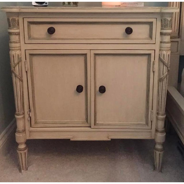 An elegant pair of handcrafted side tables by the highly regarded furniture maker Julia Gray, a boutique manufacturer...