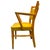 Vintage Henderson Mid-Century Modern Mustard Yellow Vinyl Armchair For Sale - Image 4 of 7
