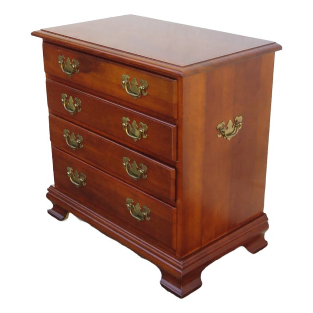 Cherry Nightstand Side End Bedside Table 5838 For Sale