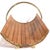 Vintage Oak and Brass Fireplace Log Wood Holder C. 1970/80's For Sale - Image 9 of 11