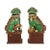 Green 19th Century Chinese Export Porcelain Foo Dog - A Pair For Sale - Image 8 of 8