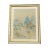 Textile Asian Old Water Color Landscape Painting on Silk Framed 22.5" H For Sale - Image 7 of 10