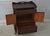 Traditional Large Dark Cherry Oversized Bed Side Chest Occasional Stand For Sale - Image 3 of 12