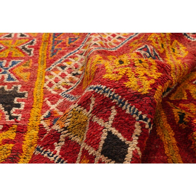 Vintage Beni M'Guild Moroccan Rug, 05'11 X 10'01 For Sale In Dallas - Image 6 of 10