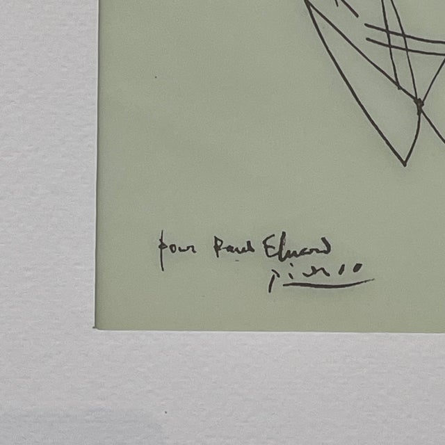 Picasso, Paul Eluard, Numbered and Signed Lithograph, Framed For Sale - Image 6 of 8