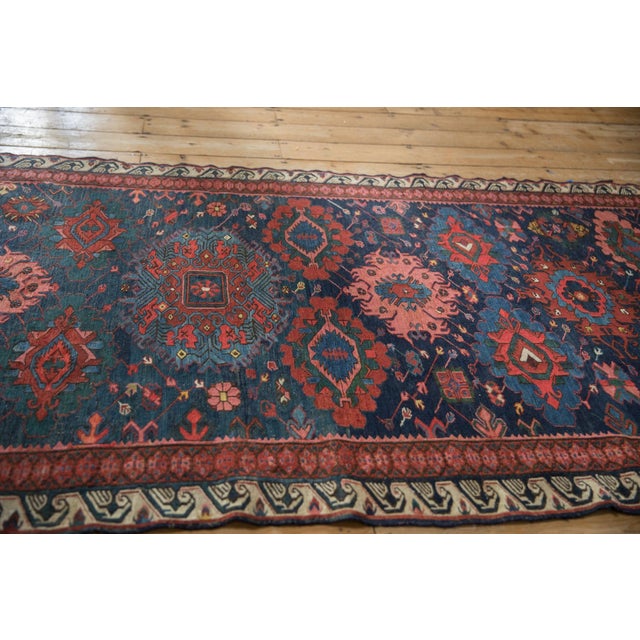 1910s Antique Soumac Design Rug Runner - 4'1" x 9' For Sale - Image 5 of 10