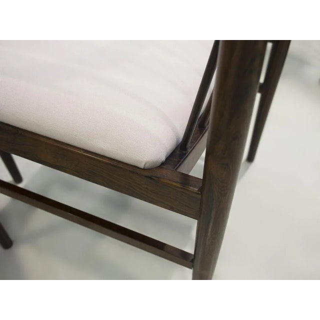 Wood Rosewood 422 Dining Chairs by Arne Vodder for Sibast, 1960s, Set of 6 For Sale - Image 7 of 12