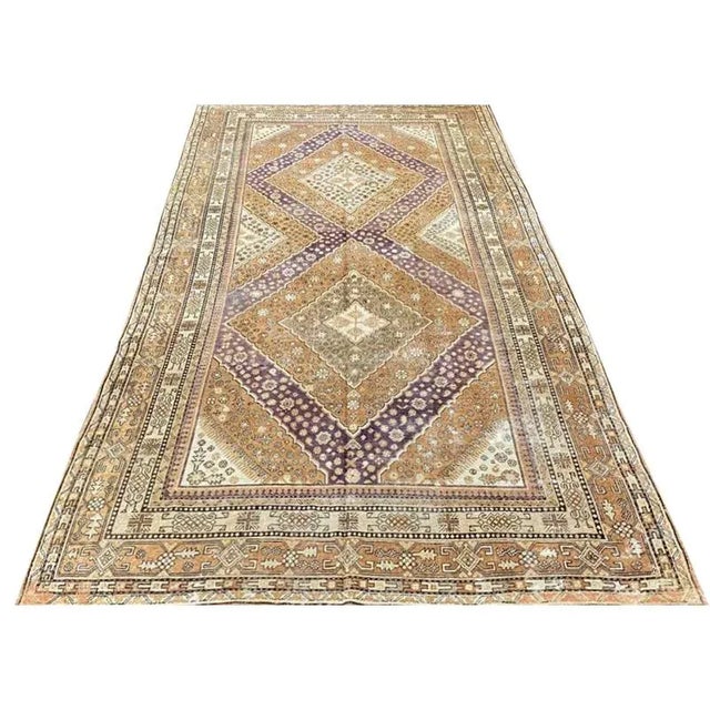 1920s Persian Khotan Area Rug 6’9″ X 13’1″ For Sale - Image 9 of 10