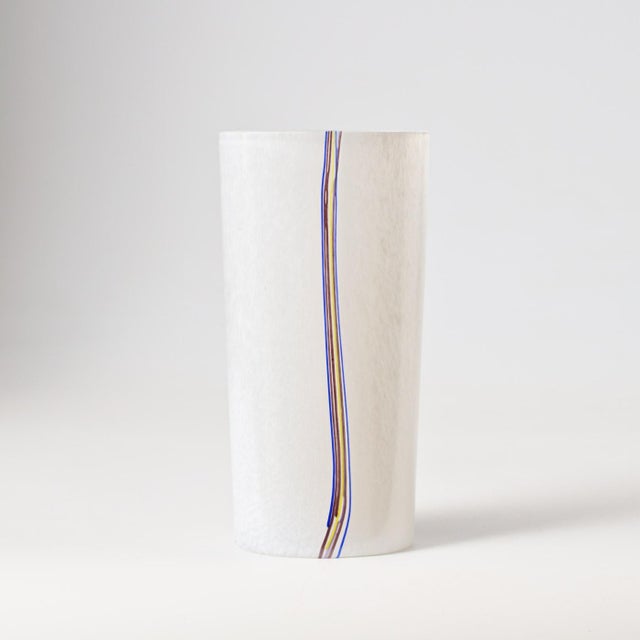 Rainbow Series Glass Vase by Bertil Vallien for Kosta Boda, 1980s For Sale - Image 10 of 10