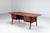 Scandinavian Executive Desk in Rosewood with Bar, Denmark, 1960 For Sale - Image 3 of 18