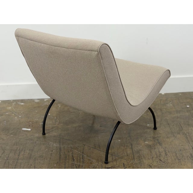 Milo Baughman Scoop Chair - Iron Base - Thayer Coggin Circa 1960s For Sale In Atlanta - Image 6 of 11