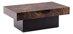 Coffee Table Forming a Bar with Sliding Top, 1970s