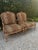 Wood Fauteuils a La Reine - A Pair of Bergere Chairs With Cut Velvet Leopard Fabric For Sale - Image 7 of 18
