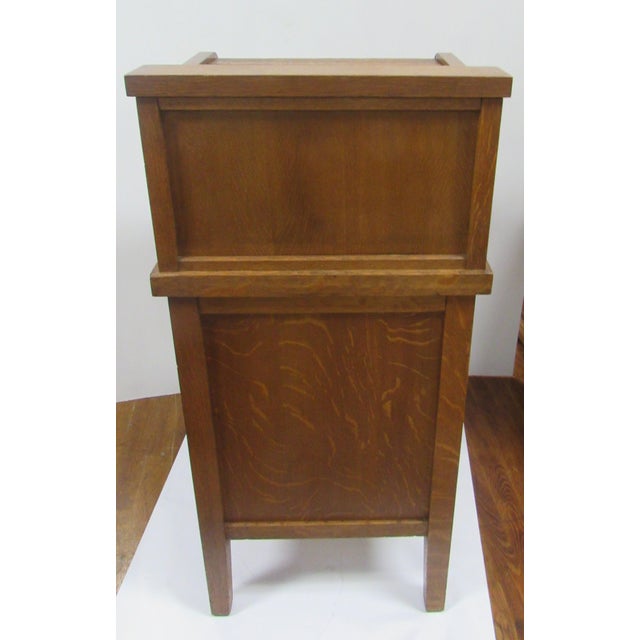 Antique Oak Cash Register Stand Chairish