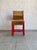 Red Chairs with Natural Straw Seats from Pirela Atelier, 1970s, Set of 6 For Sale - Image 8 of 16