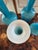 Turquoise Danish Vases -Set of 4 For Sale In Philadelphia - Image 6 of 8