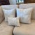 Design Plus Gallery presents a Set of Three Speckled Pillows in Taupe/Fawn by Rebecca Atwood. This set includes two square...
