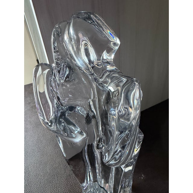 Glass Baccarat Crystal 12” Sculpture For Sale - Image 7 of 18