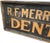 American 19th C. Smaltz Dentist Sign For Sale - Image 3 of 5