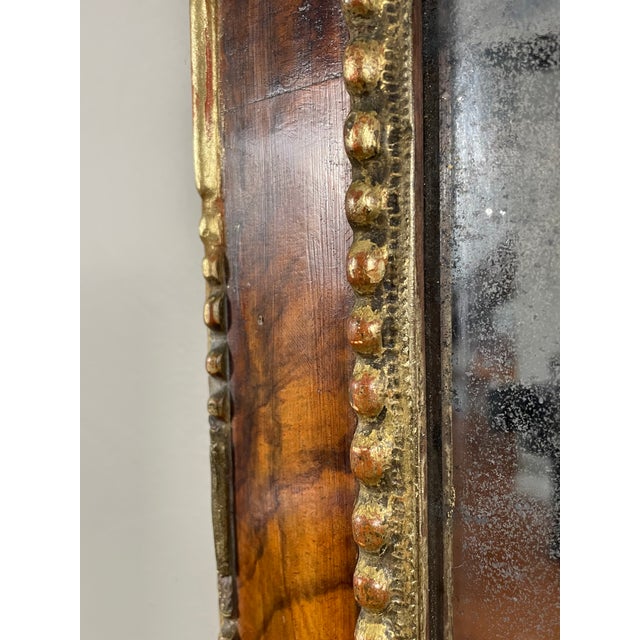 18th Century English Walnut & Gilt Pier Mirror For Sale In Washington DC - Image 6 of 17