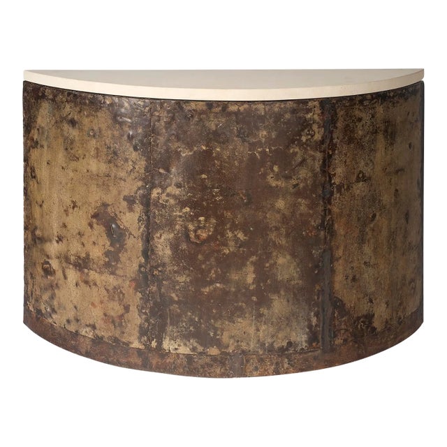 Reclaimed Tin Demi Lune For Sale