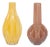 Diamond Pattern Glass Bud Vase (Set of 4) For Sale