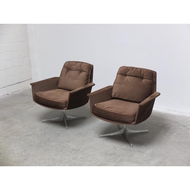 Sedia Swivel Lounge Chairs by Horst Brüning for Cor, 1972, Set of 2 For Sale - Image 5 of 18