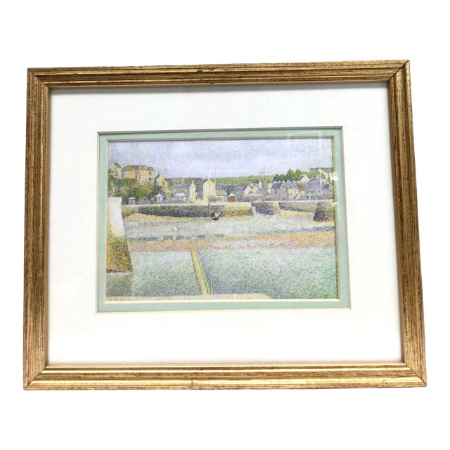 Original Lithograph - Port-En-Bessin: The Outer Harbor (Low Tide) Georges Pierre Seurat For Sale