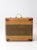 Vintage Striped Canvas Suitcase Circa 1930 For Sale - Image 13 of 13