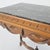 Wood Antique French Louis XV Style Side Table With Black Marble Top For Sale - Image 7 of 8