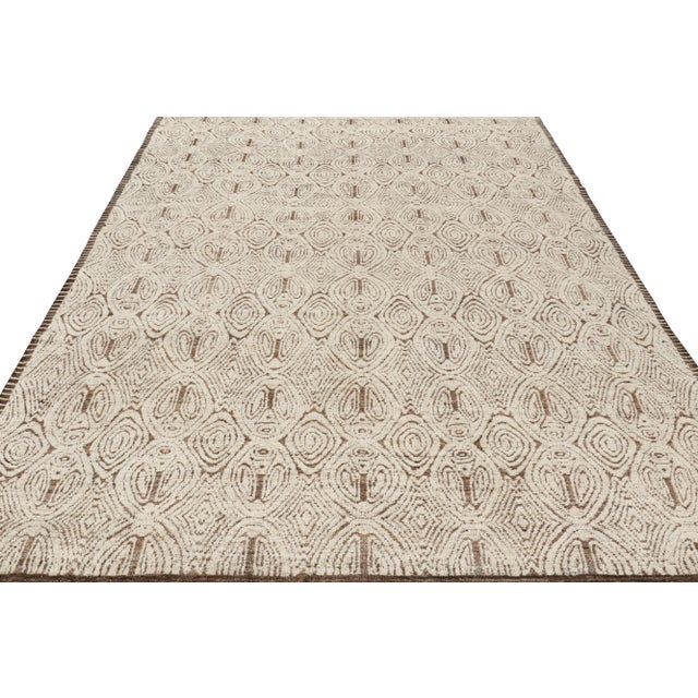 Not Yet Made - Made To Order Rug & Kilim’s Moroccan Style Rug in Beige-Brown with Geometric Patterns - 14x20 For Sale - Image 5 of 7