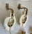 Pair of Ceramic Coffee Grinder Plug-In Wall Lamp Sconces For Sale - Image 10 of 11