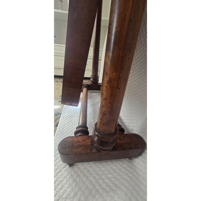 Late 19th Century 19th Century Cheval Floor Mirror With Brass Candle Arms For Sale - Image 5 of 7