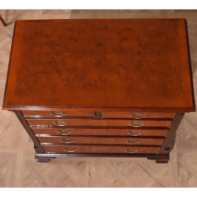 Niagara Furniture Burled Chest For Sale - Image 10 of 11