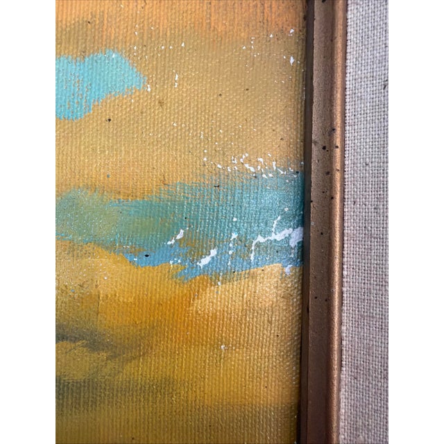 Original Vintage Oil Painting – American Regionalist Pioneer Scene Signed Horman. Large original oil painting of pioneers...