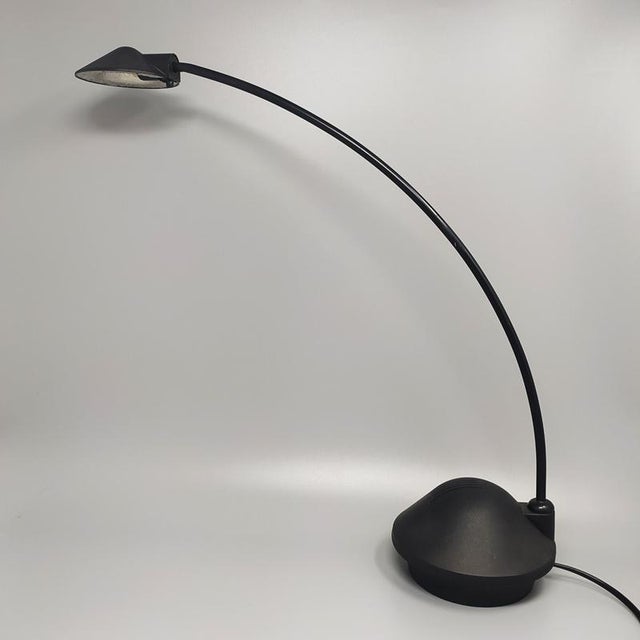 1980s stunning halogen table lamp by stilplast made in italy. The lamp works perfectly and is in excellent condition. A...