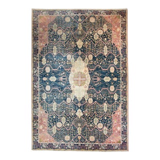 Vintage Indian Sarouk Farahan-Style Rug For Sale