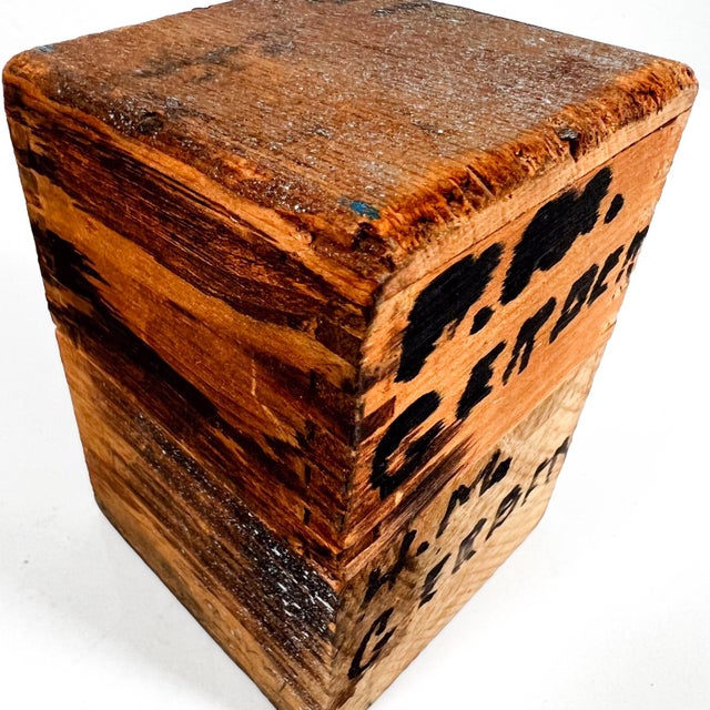 Wood Vintage Standard Bench Made Dies Size 5/32 Steel Stamps Wood Box For Sale - Image 7 of 12