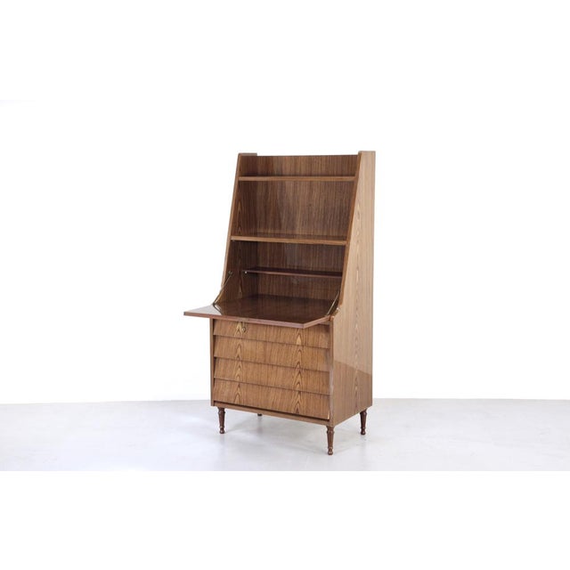 Scandinavian Secretaire in Teak, 1960s For Sale - Image 6 of 11