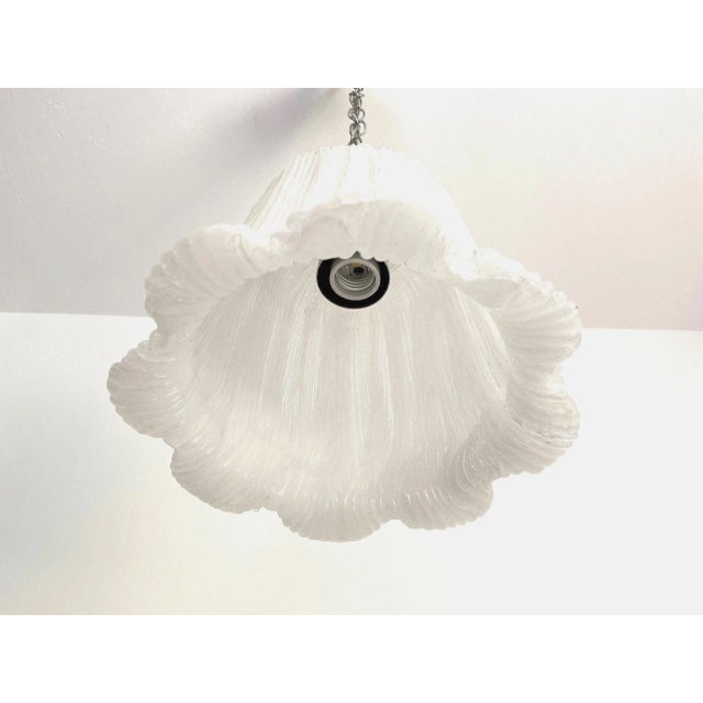 1960s Lucite Tulip Pendant Lights - a Pair For Sale - Image 6 of 17