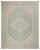 Marina Indoor Outdoor Rug Aqua & Cream 7'10"x10' For Sale - Image 4 of 4