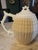 White Vintage 1940s Belleek Limpet Teapot Yellow Luster 1st Green Mark Fine Irish Porcelain For Sale - Image 8 of 13